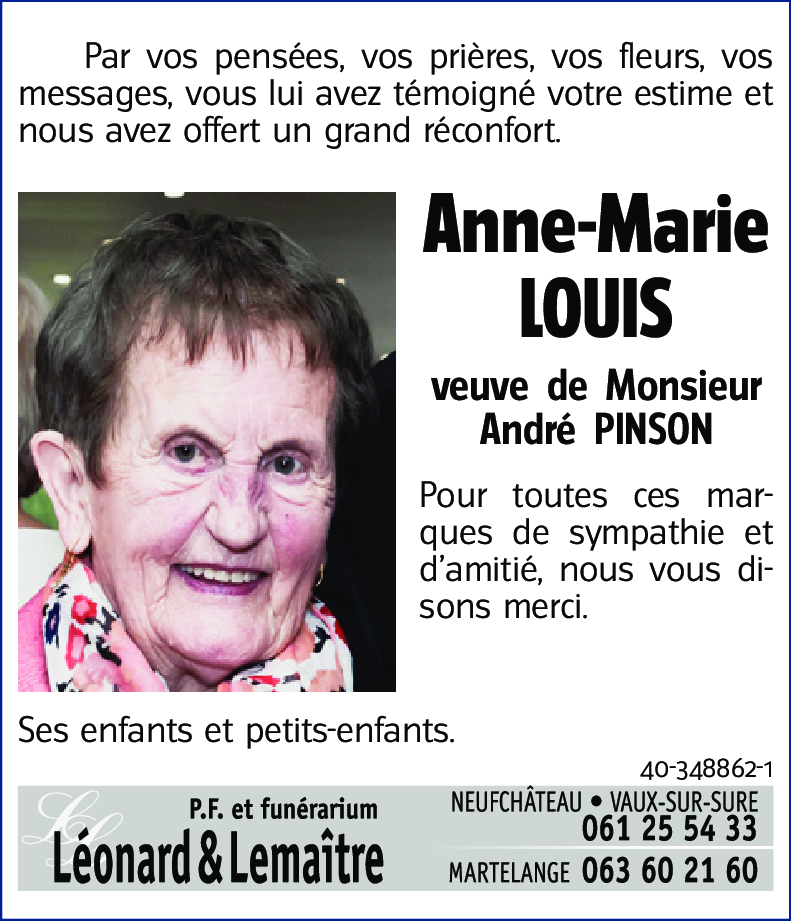 Anne-Marie LOUIS