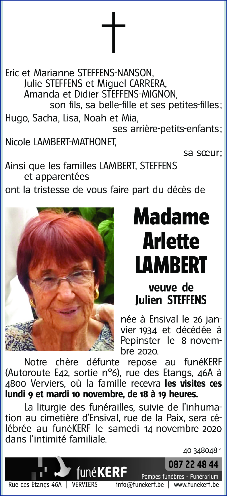 Arlette LAMBERT