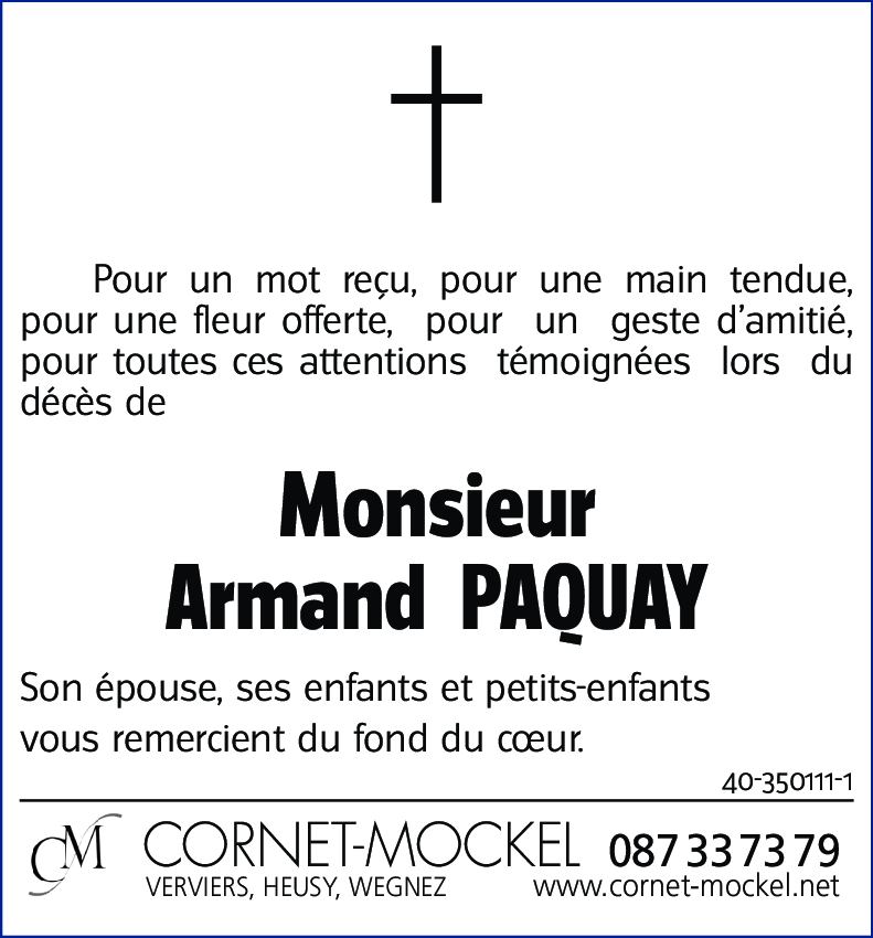 Armand PAQUAY