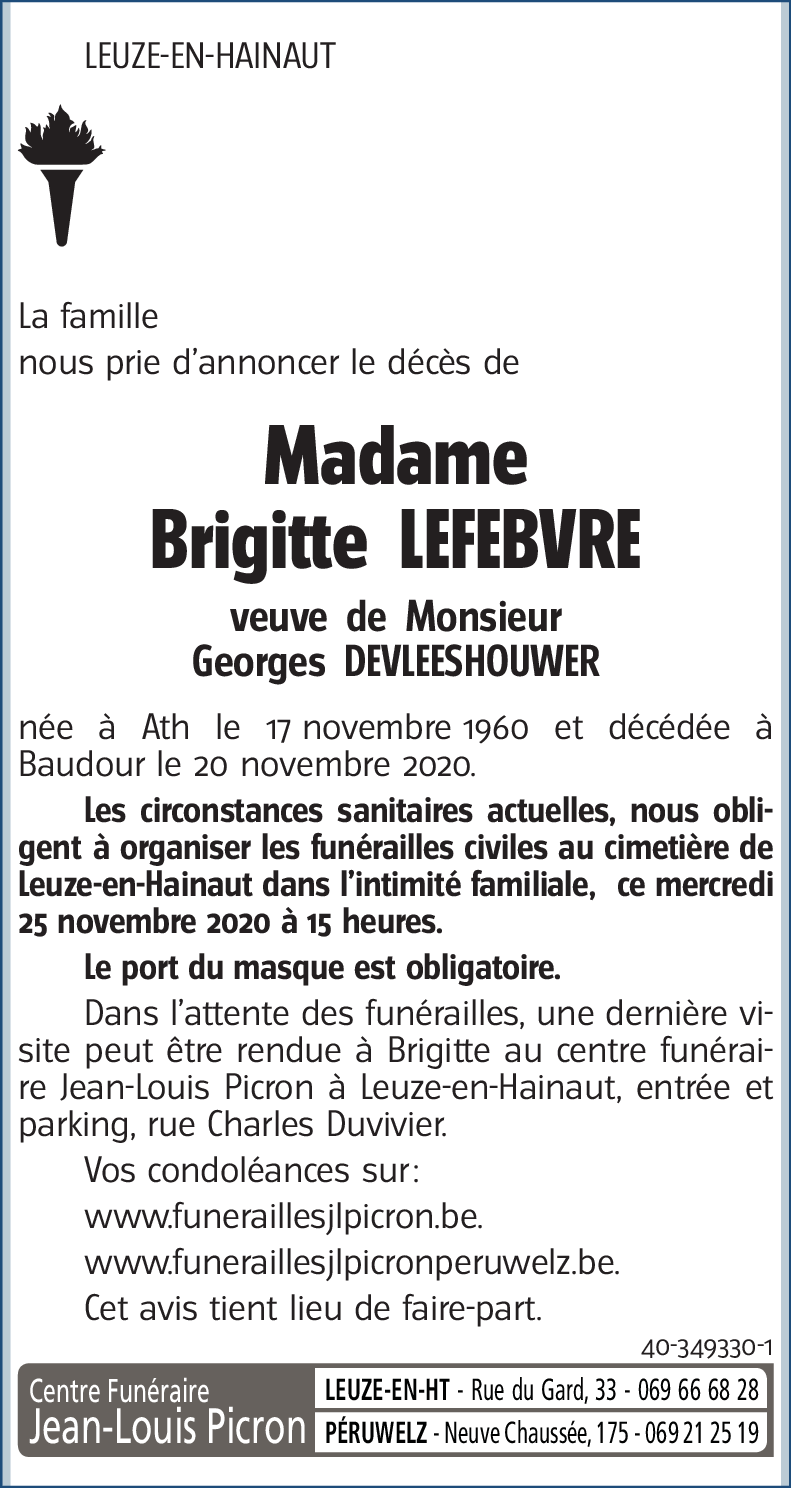 Brigitte LEFEBVRE