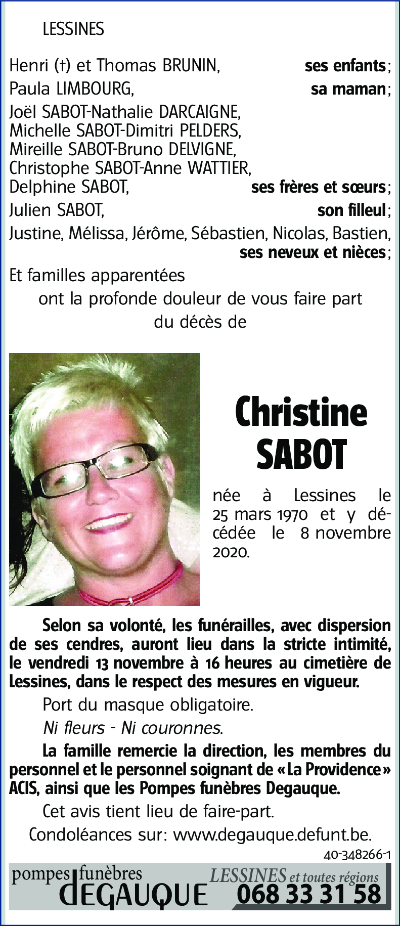 Christine SABOT