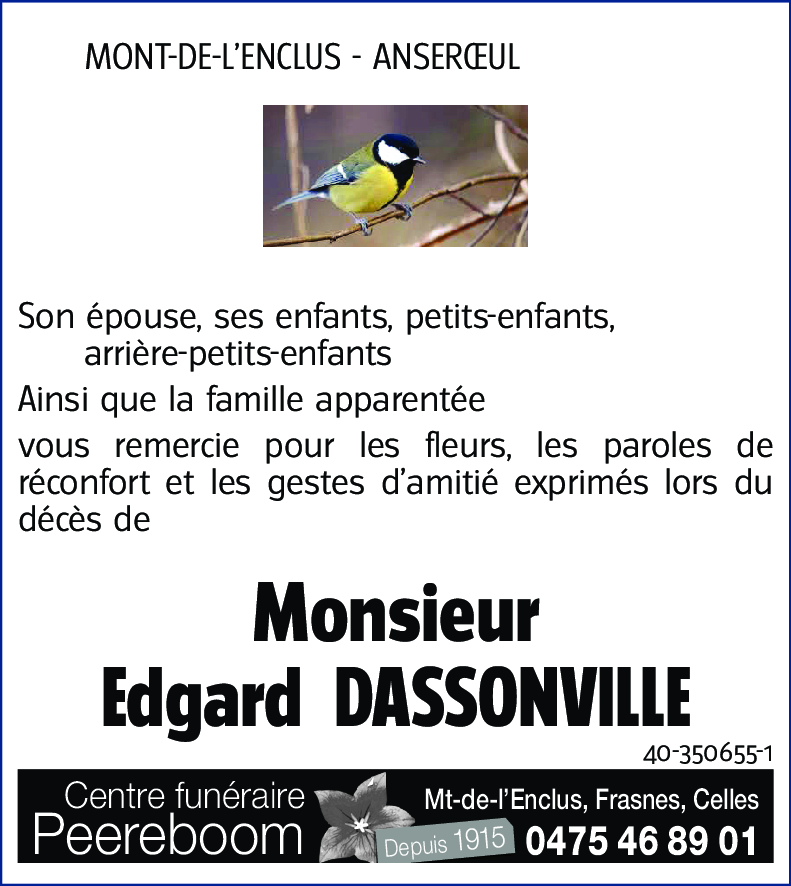 Edgard DASSONVILLE