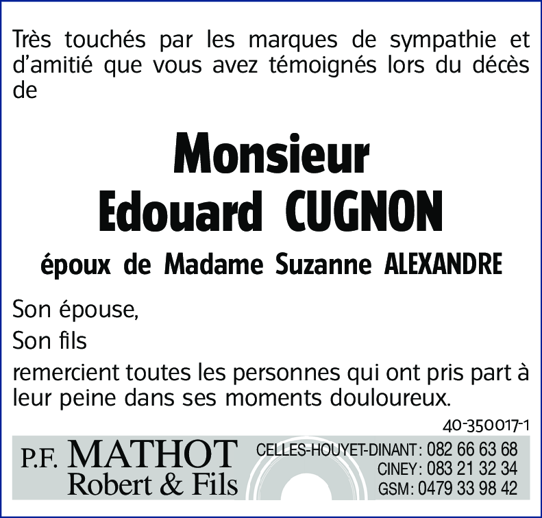 Edouard CUGNON