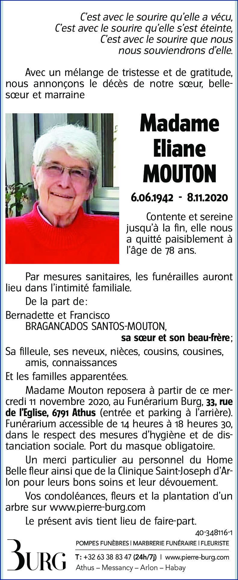 Eliane MOUTON