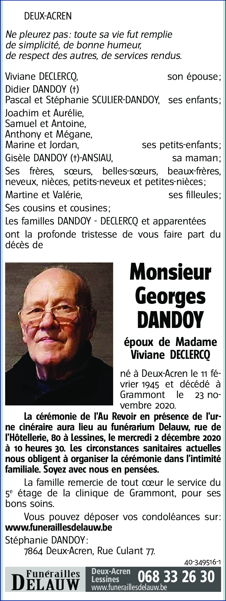 Georges DANDOY