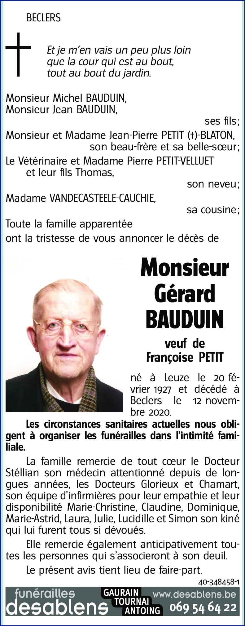 Gérard BAUDUIN