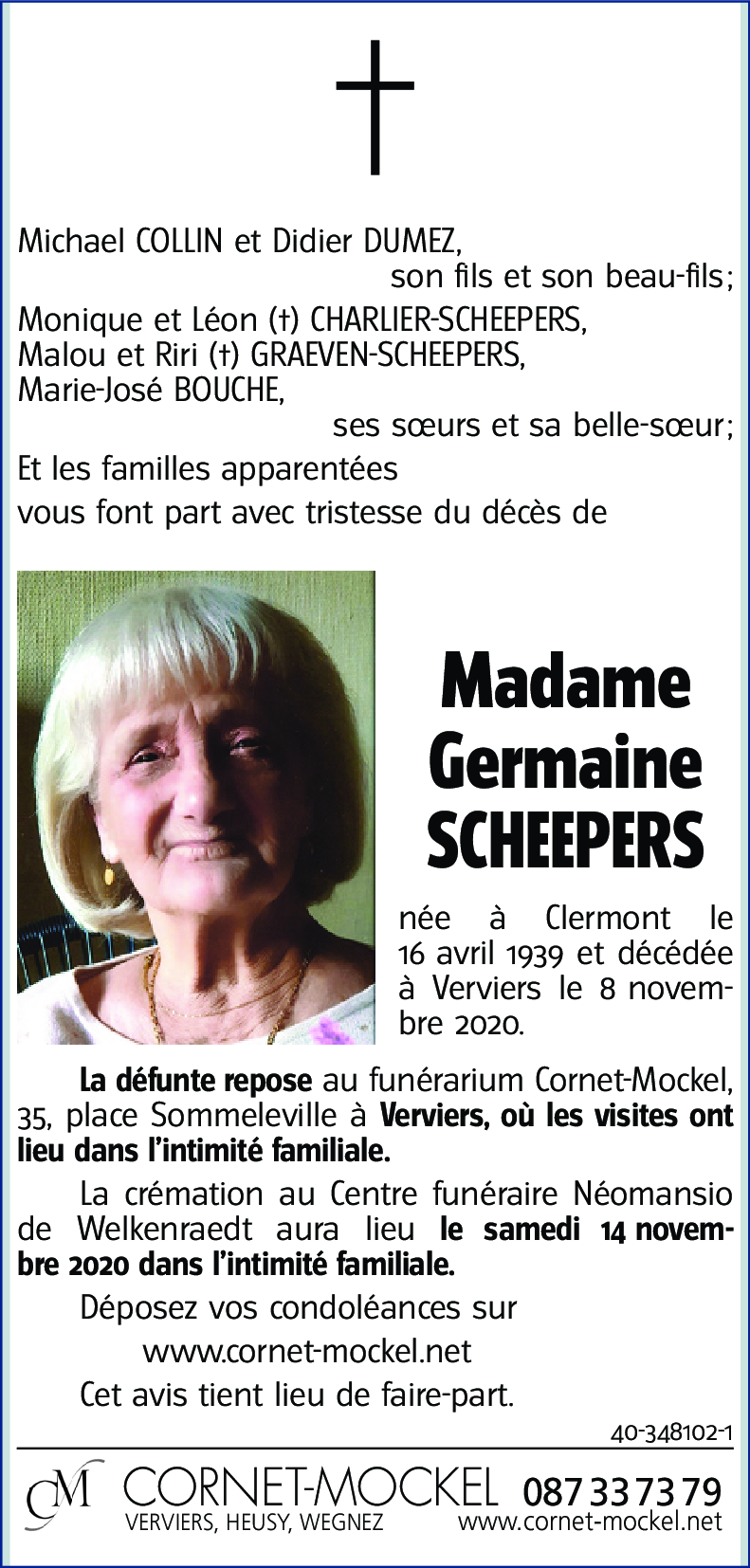 Germaine SCHEEPERS