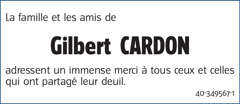 Gilbert CARDON