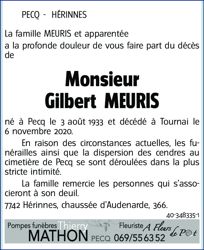 Gilbert MEURIS