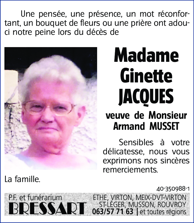 Ginette JACQUES