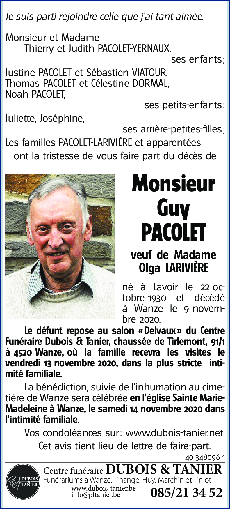 Guy PACOLET