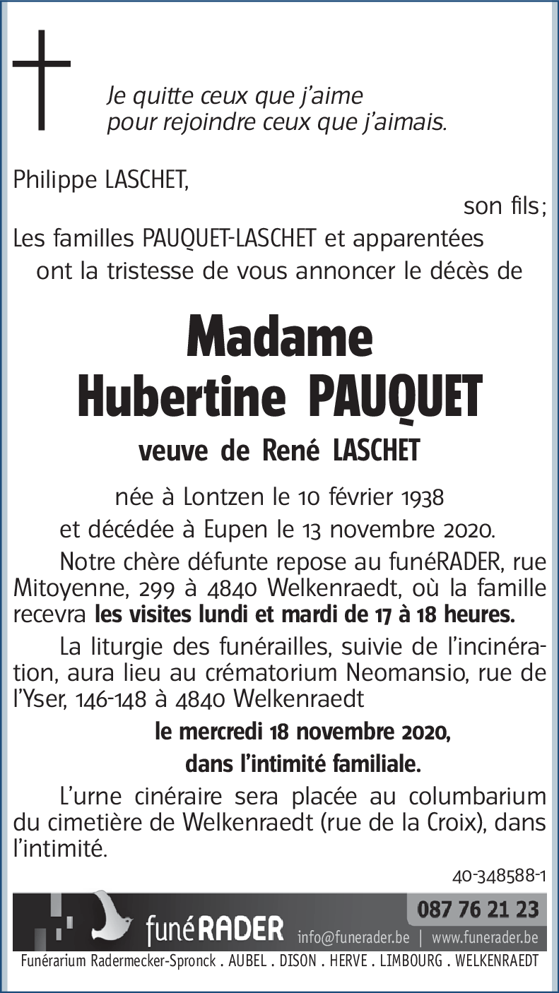 Hubertine PAUQUET