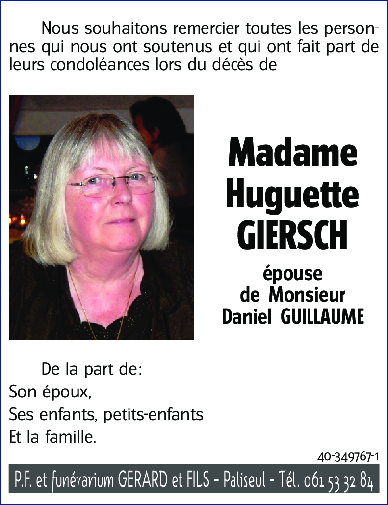 Huguette GIERSCH