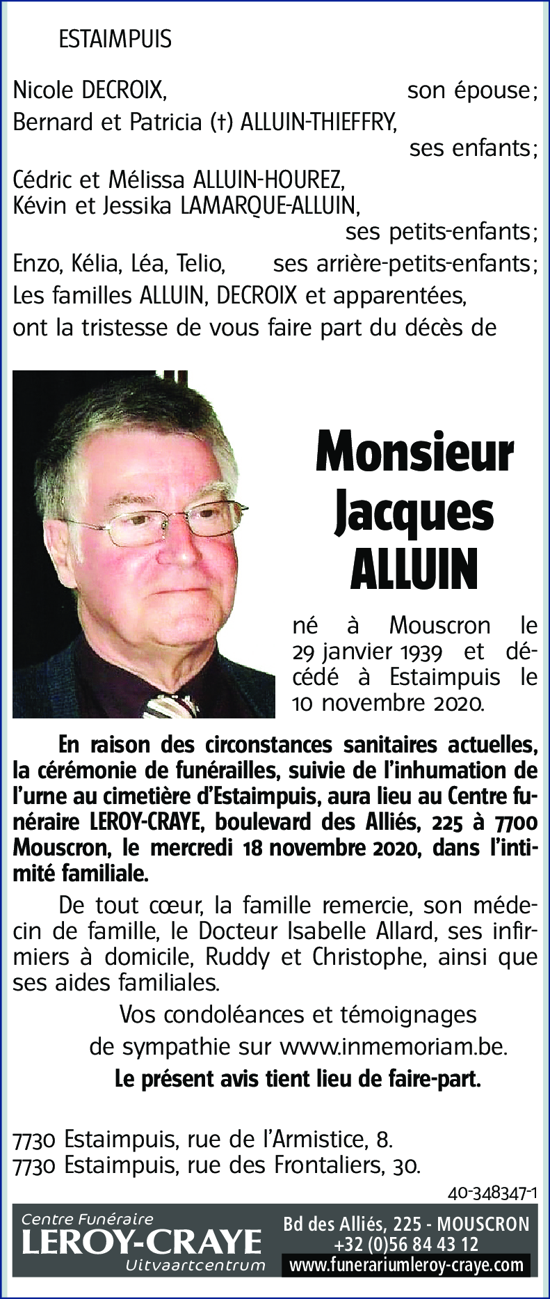 Jacques ALLUIN