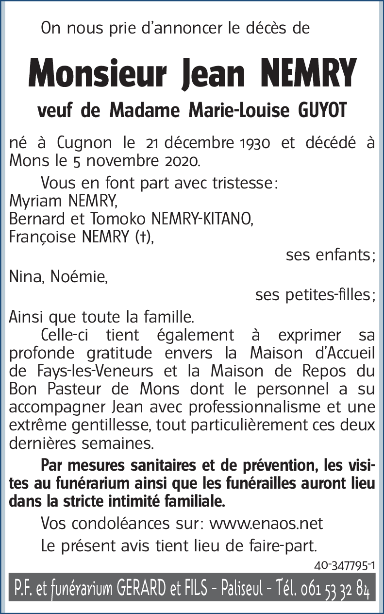 Jean NEMRY