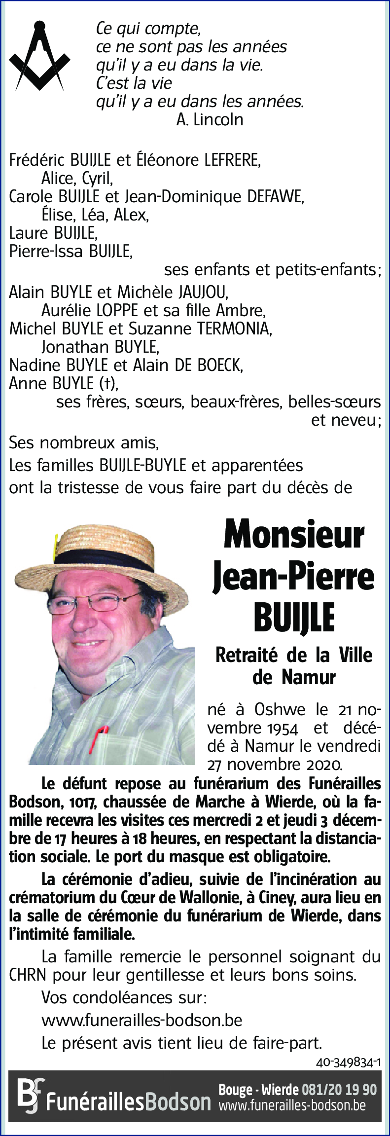 Jean-Pierre BUIJLE