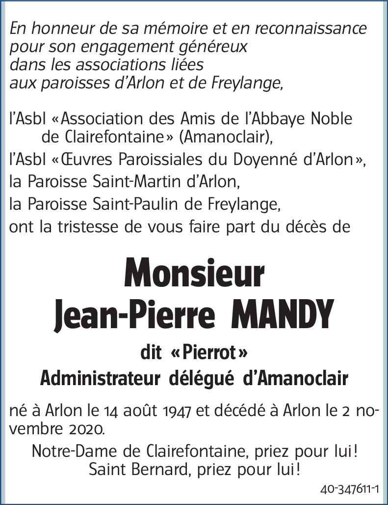 Jean-Pierre MANDY