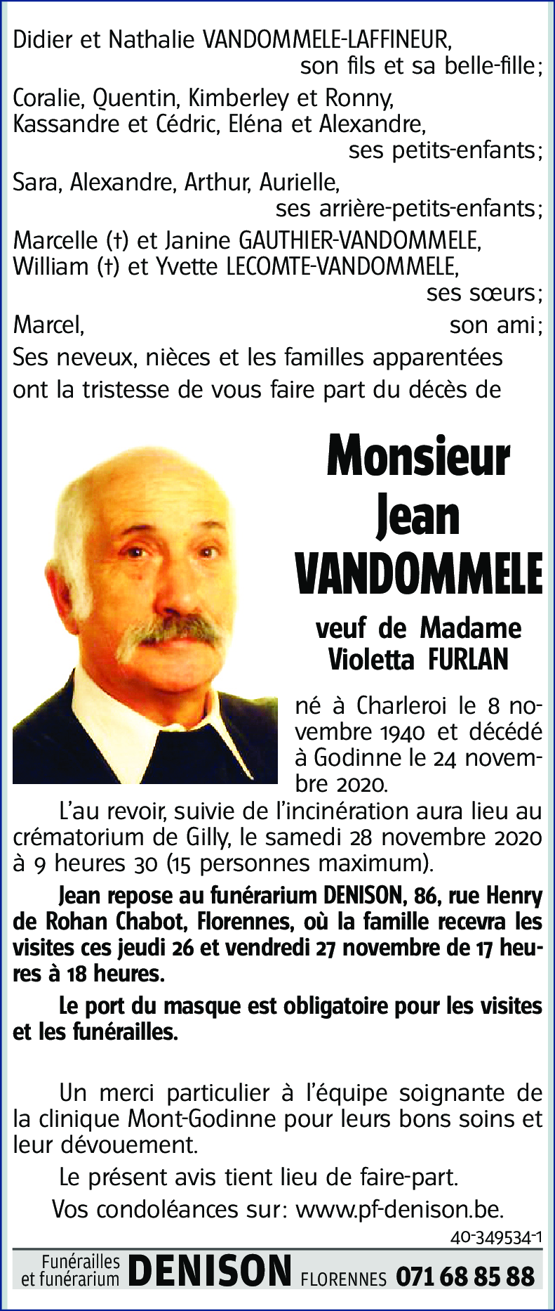 Jean VANDOMMELE