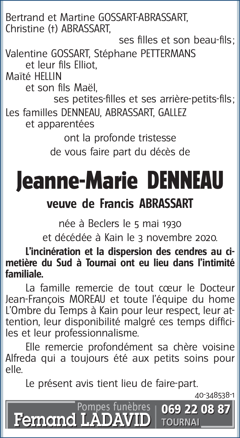 Jeanne-Marie DENNEAU