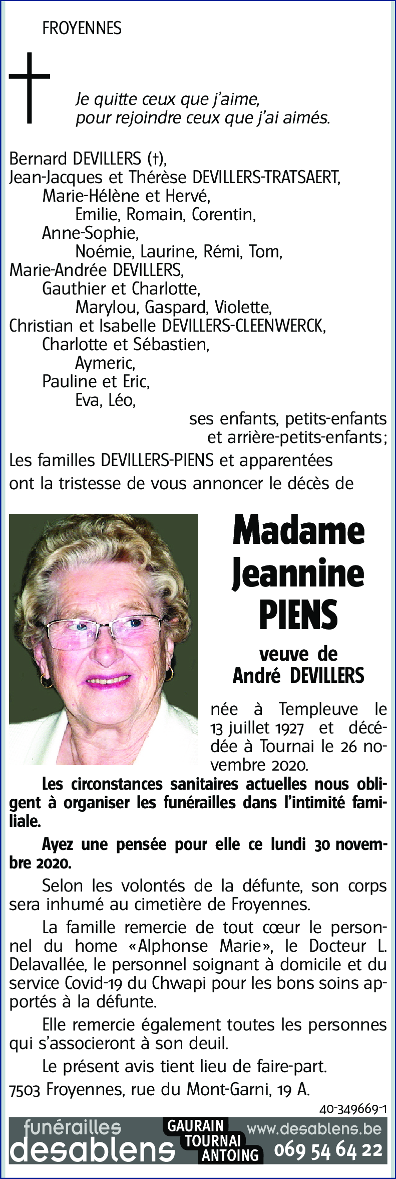 Jeannine PIENS