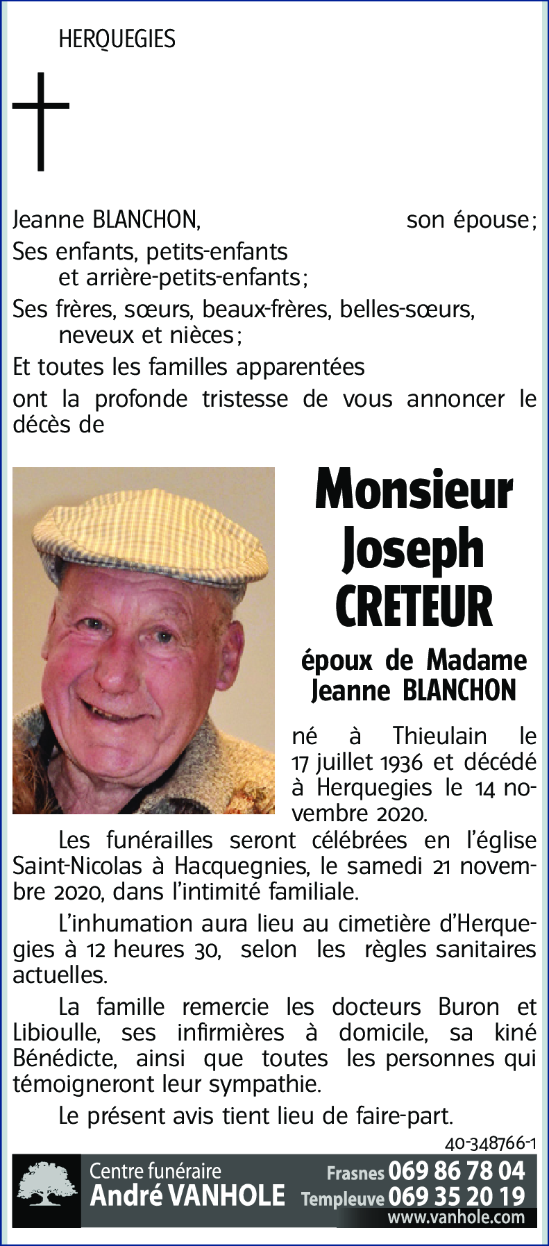 Joseph CRETEUR