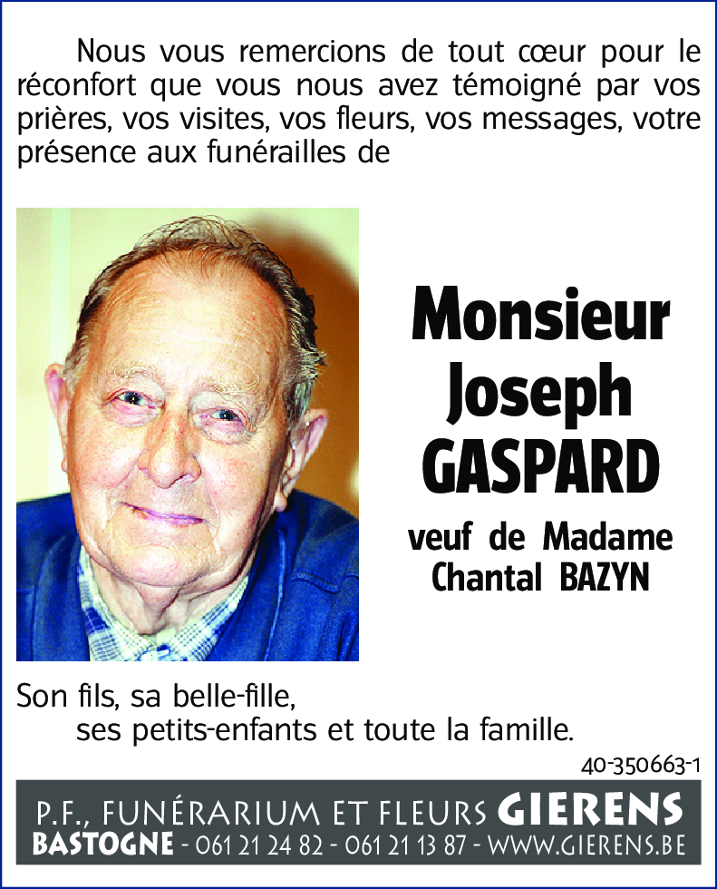 Joseph GASPARD