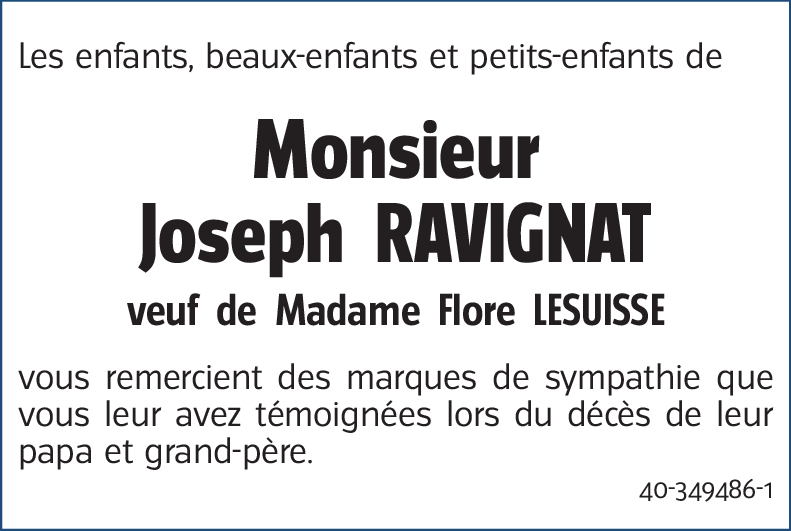 Joseph RAVIGNAT