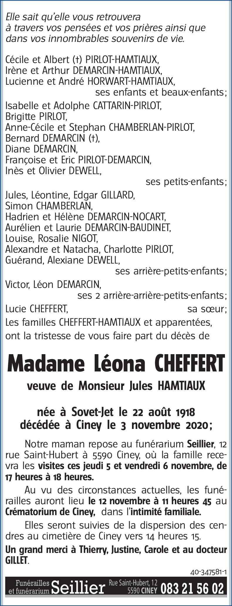 Léona CHEFFERT