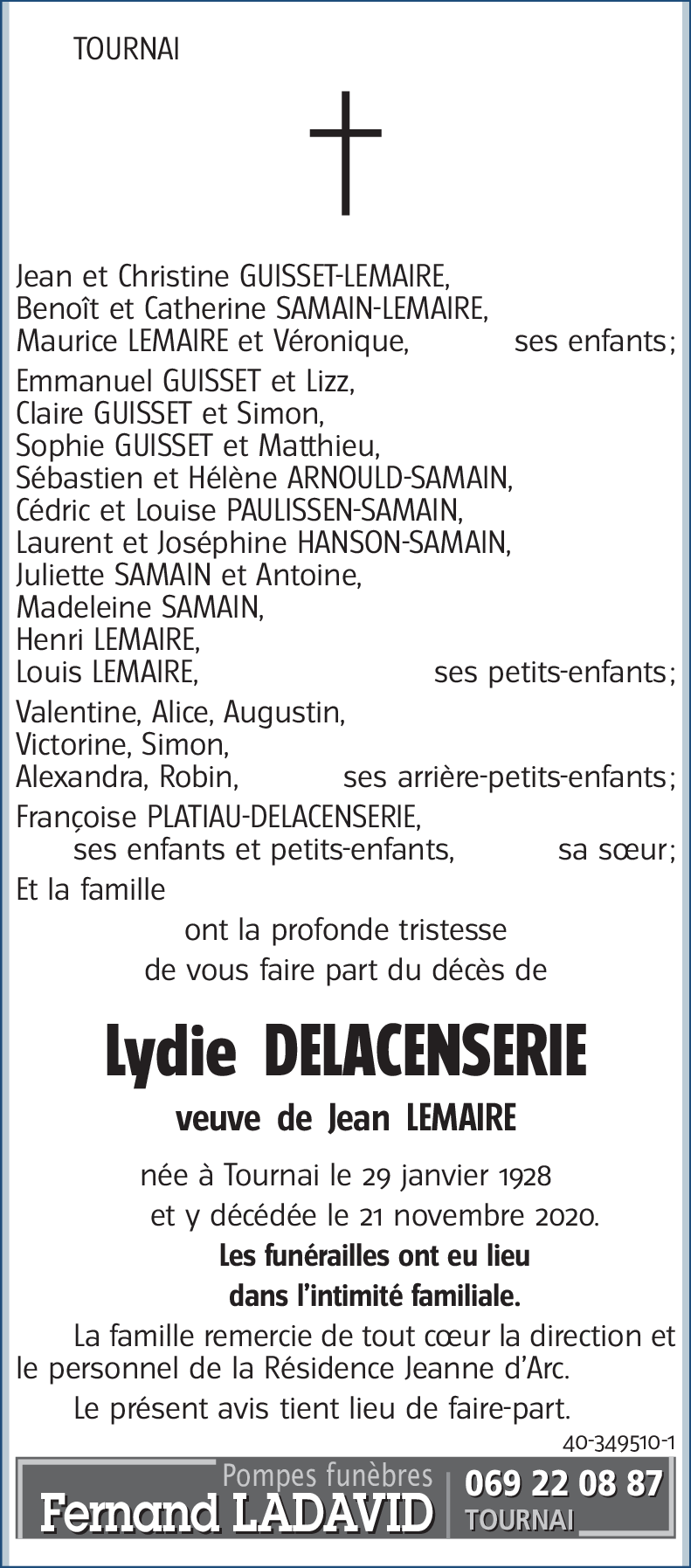 Lydie DELACENSERIE