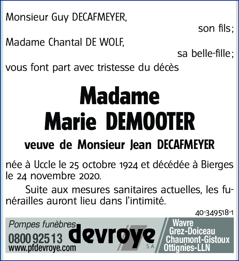 Marie Demooter