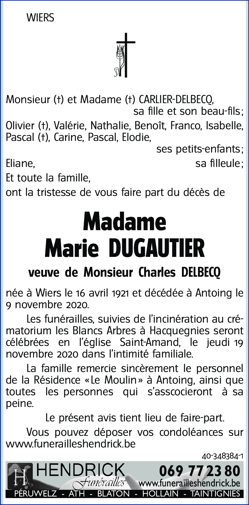 Marie DUGAUTIER