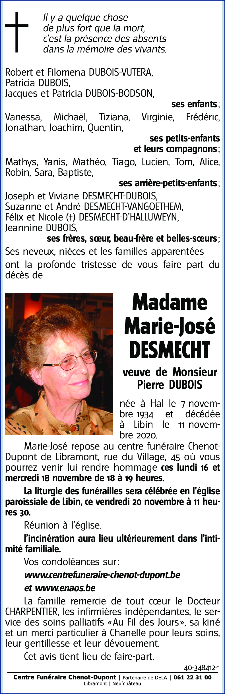 Marie-José DESMECHT