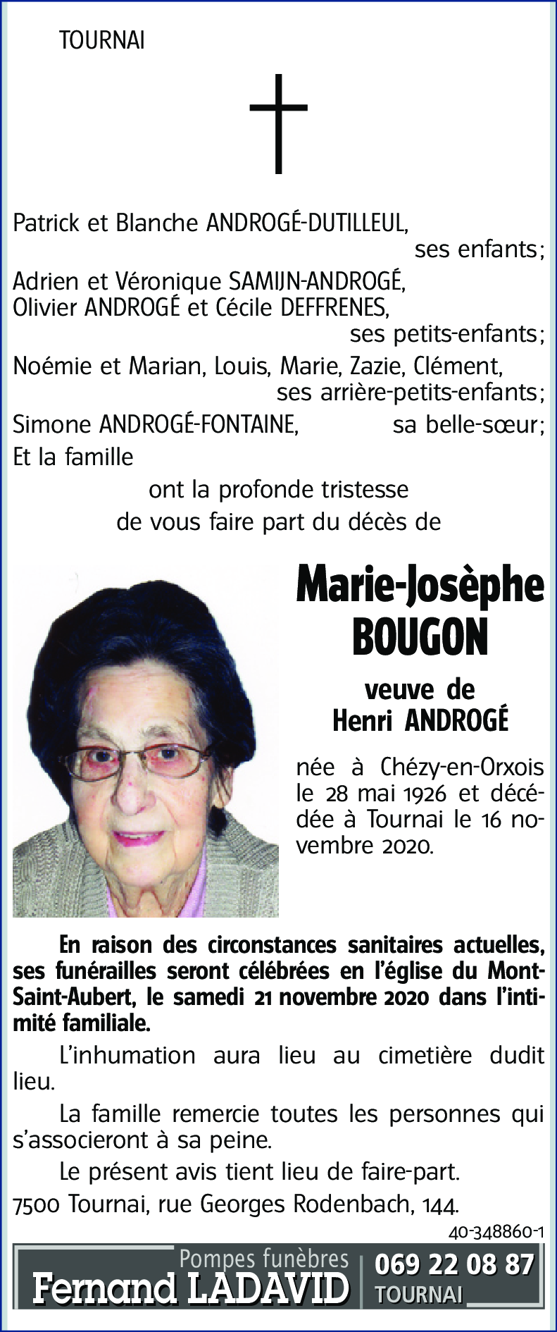 Marie-Josèphe BOUGON