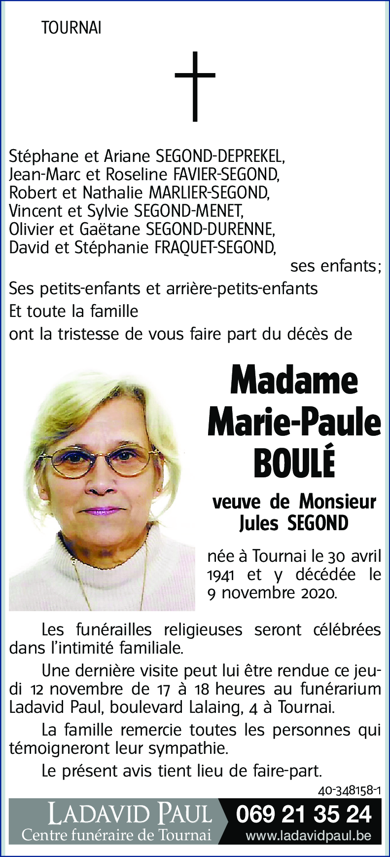 Marie-Paule BOULÉ