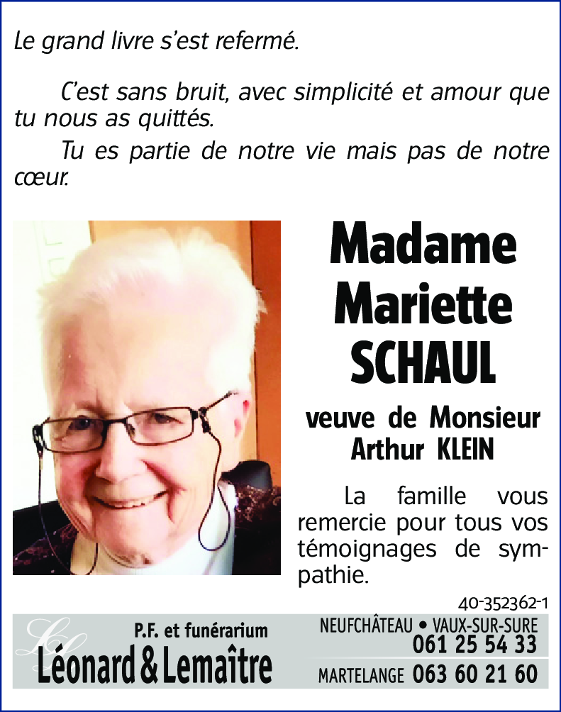 Mariette SCHAUL