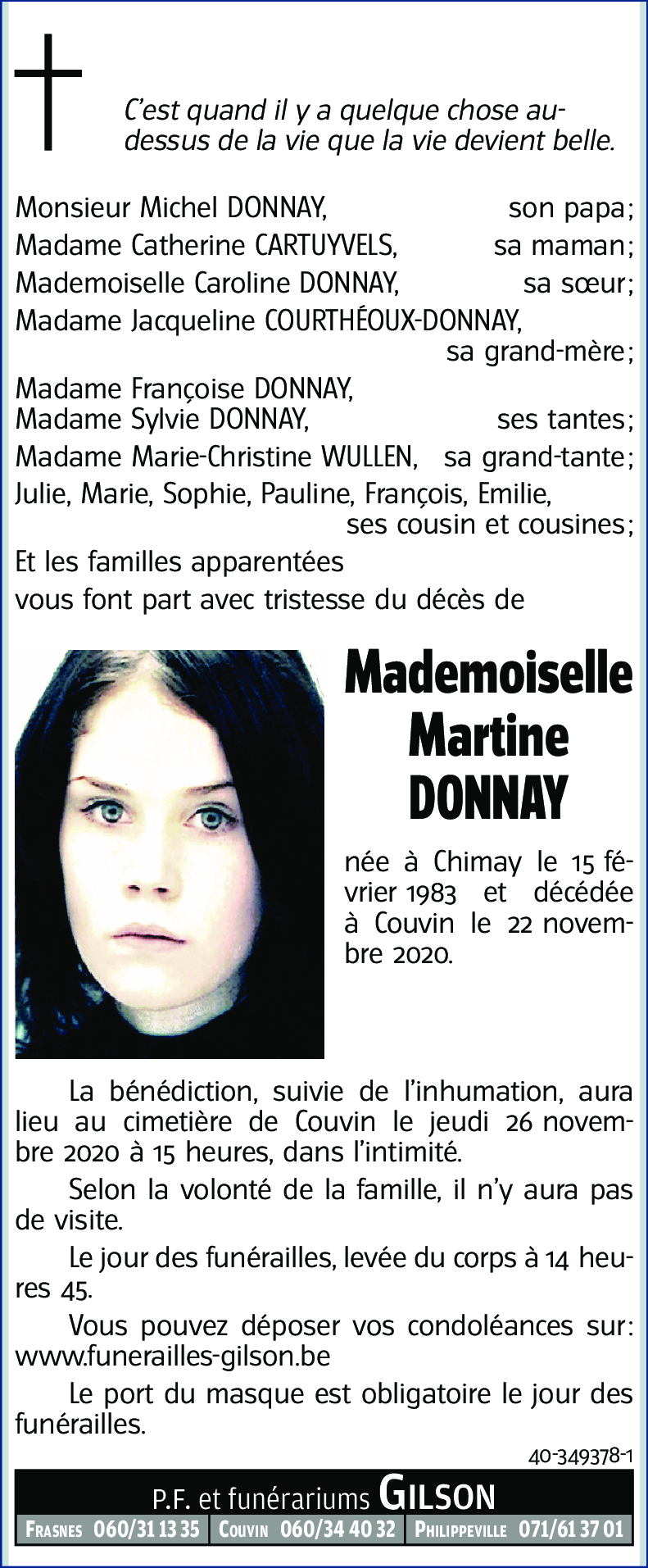 Martine DONNAY