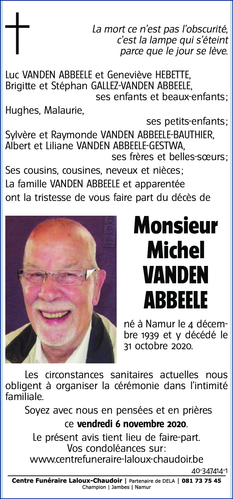 Michel VANDEN ABBEELE