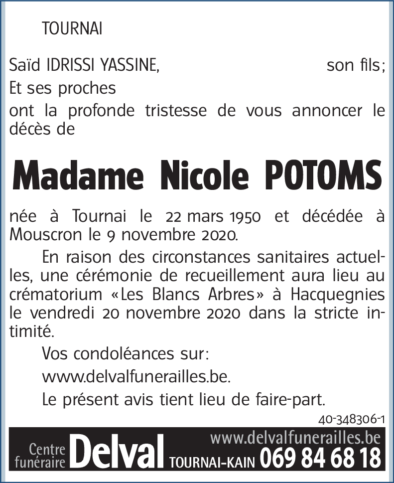 Nicole POTOMS
