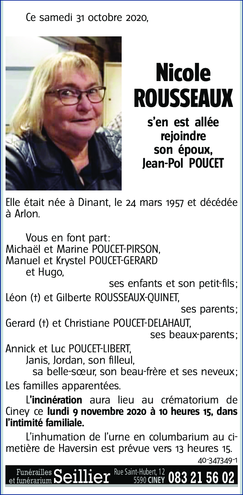 Nicole ROUSSEAUX