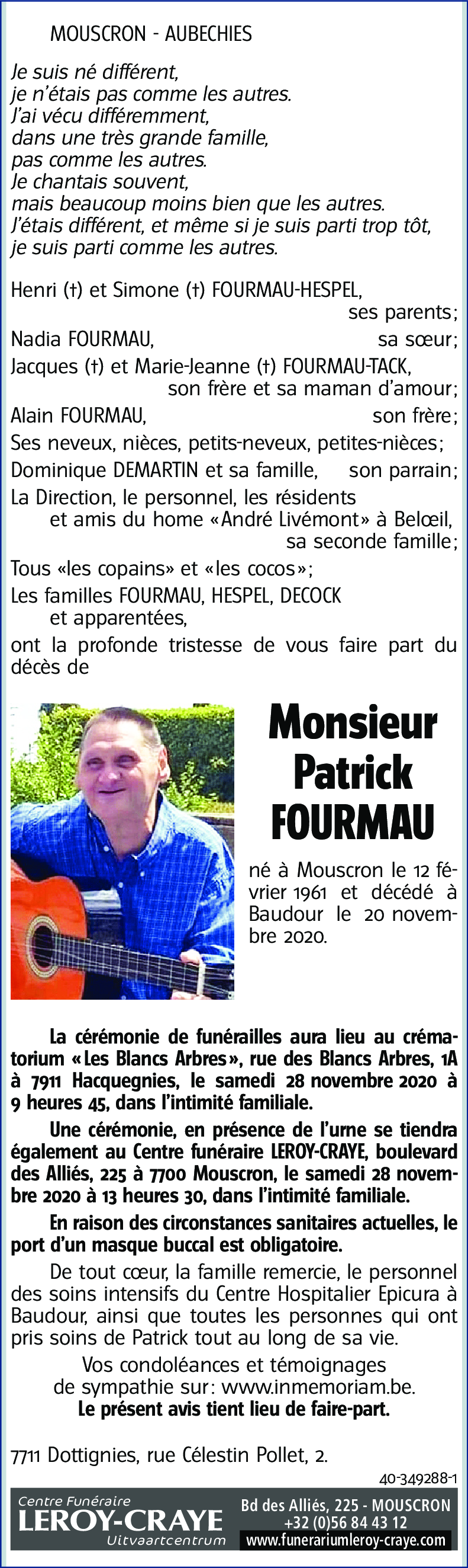 Patrick FOURMAU