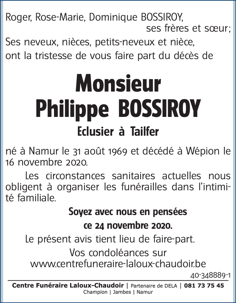 Philippe BOSSIROY