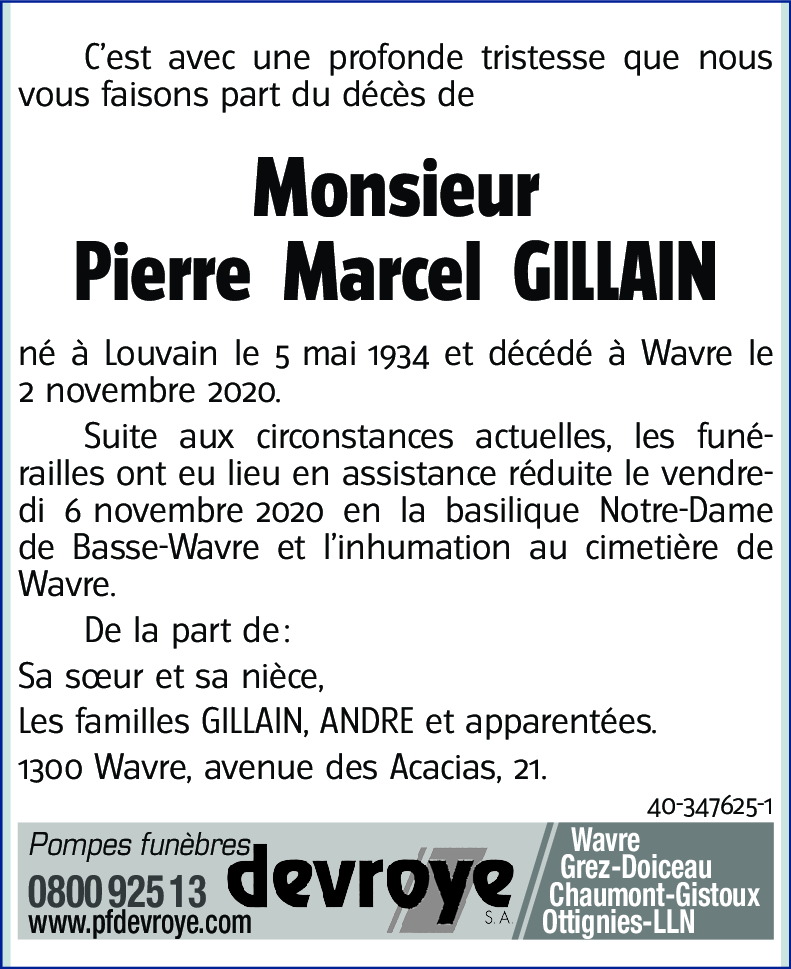 Pierre Marcel Gillain