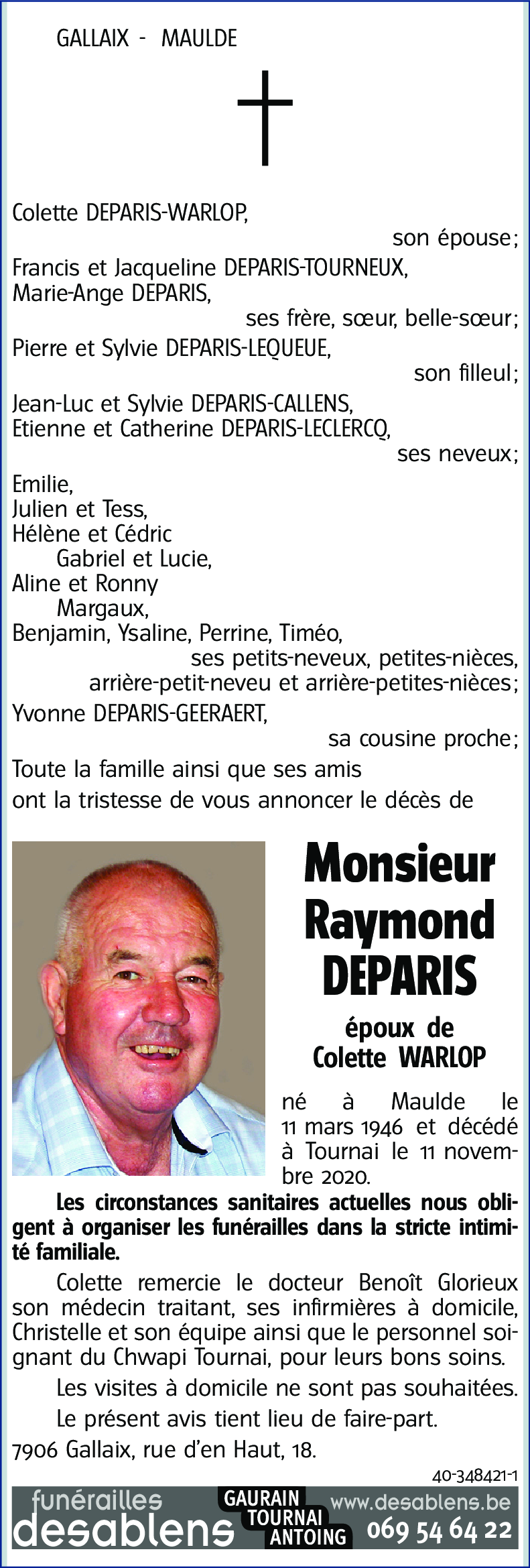 Raymond DEPARIS