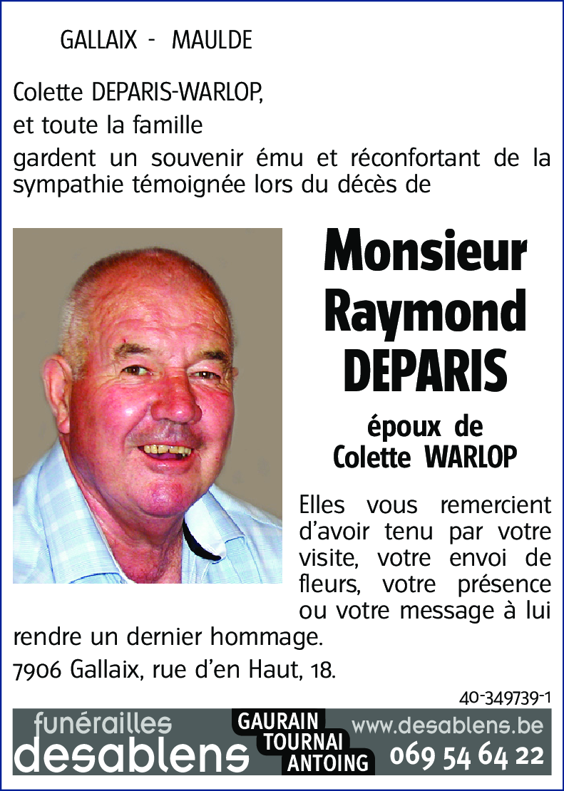 Raymond DEPARIS