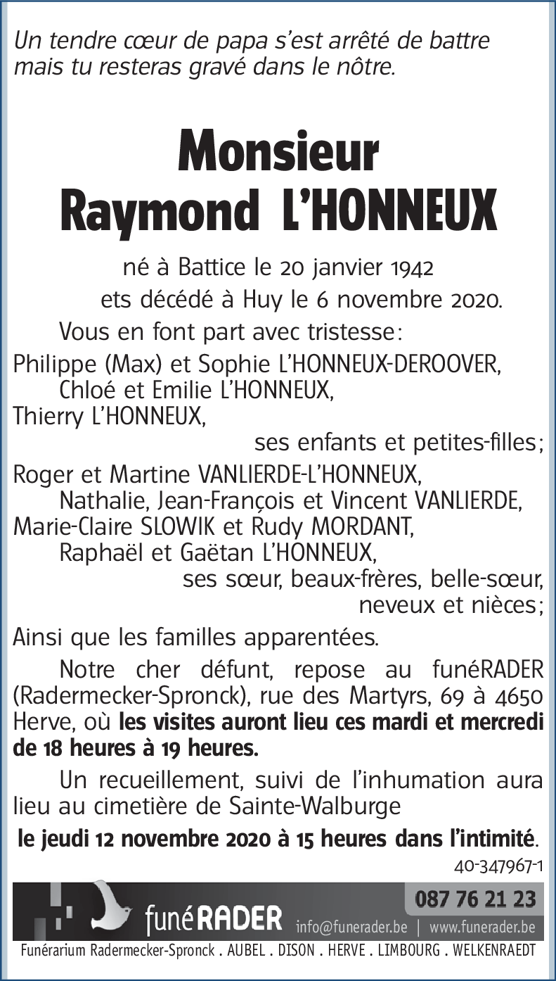 Raymond L'HONNEUX