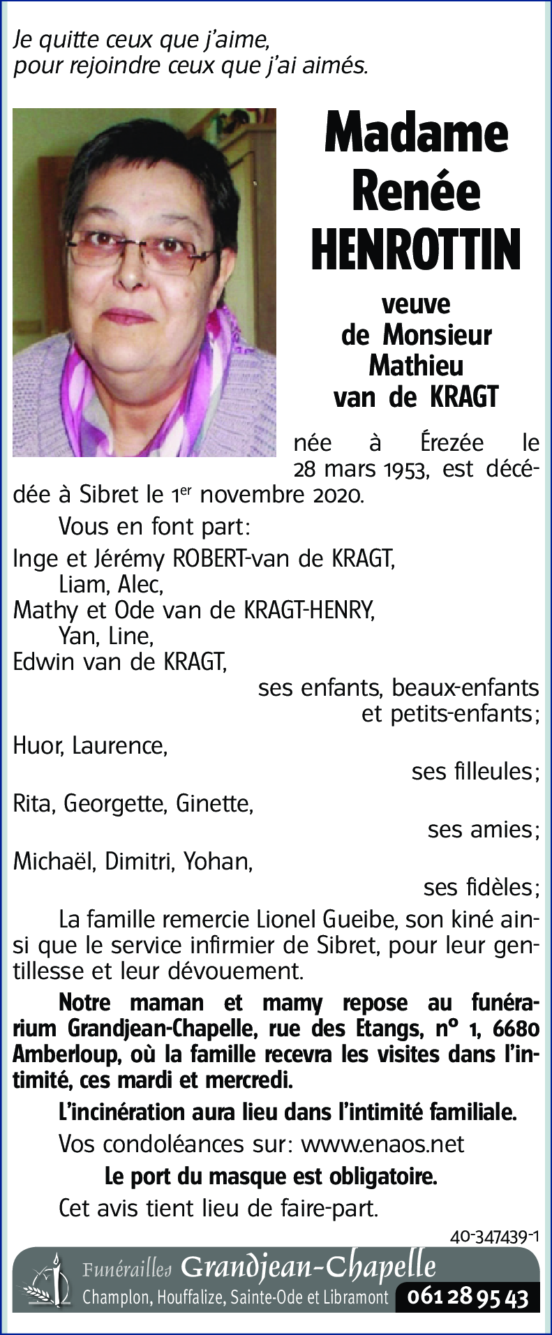Renée HENROTTIN