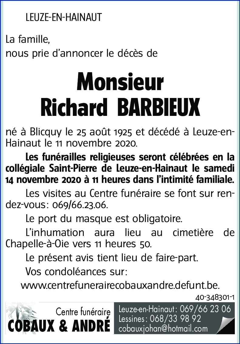 Richard BARBIEUX