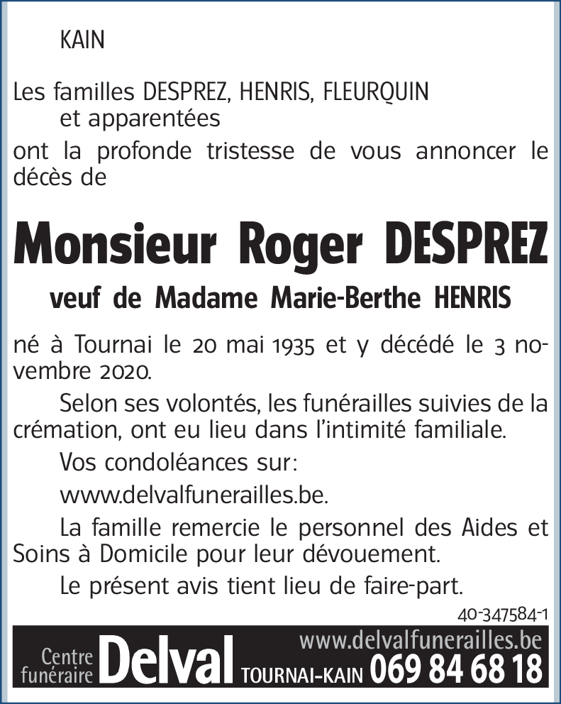 Roger DESPREZ