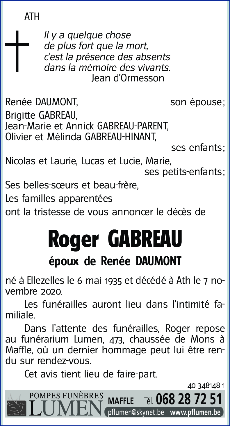 Roger GABREAU