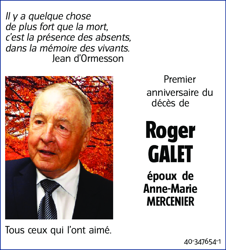 Roger GALET